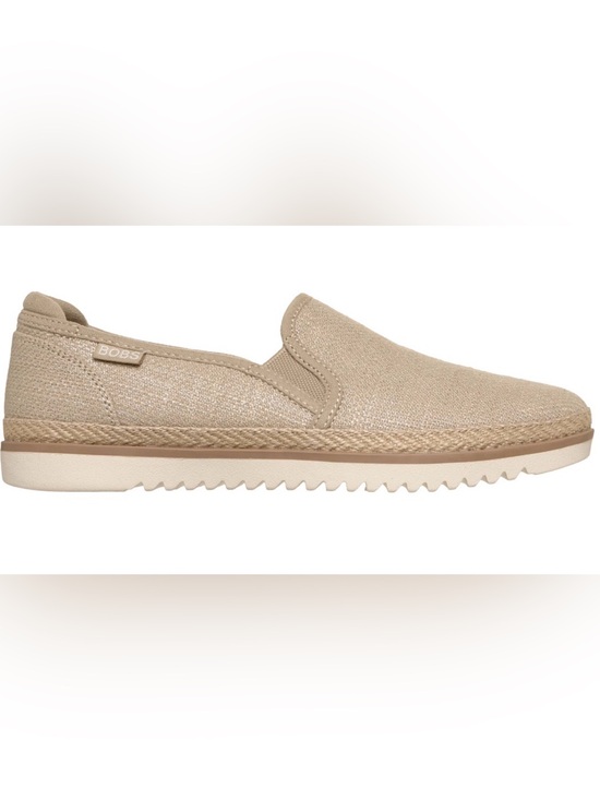 Skechers Shoes - Bobs from Skechers Slip-On Canvas Loafers - Taupe size 8.5
